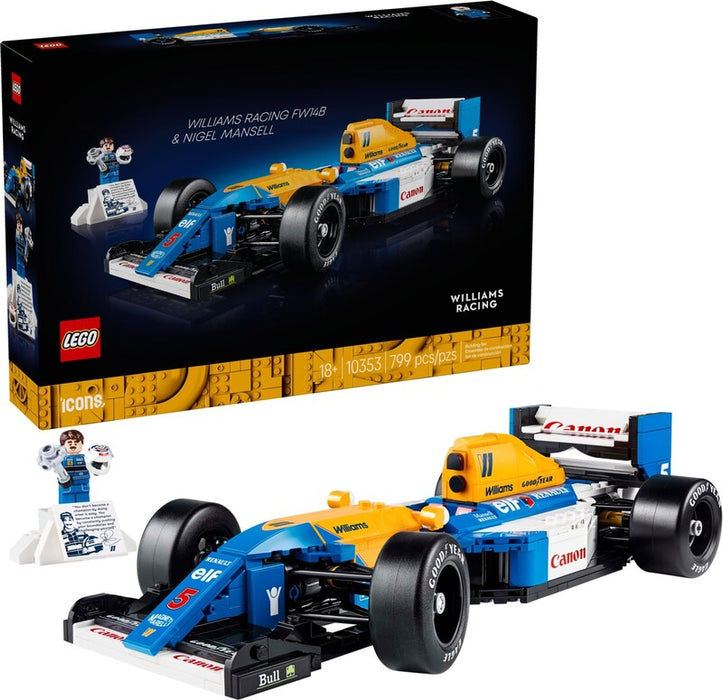 LEGO Icons 10353 Williams Racing FW14B & Nigel Mansell