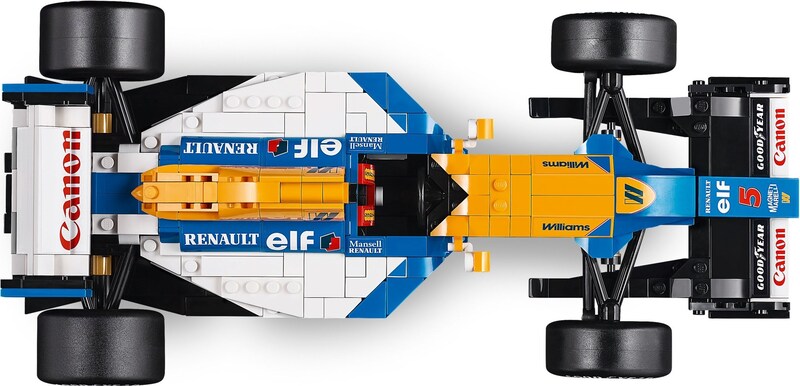 LEGO Icons 10353 Williams Racing FW14B & Nigel Mansell
