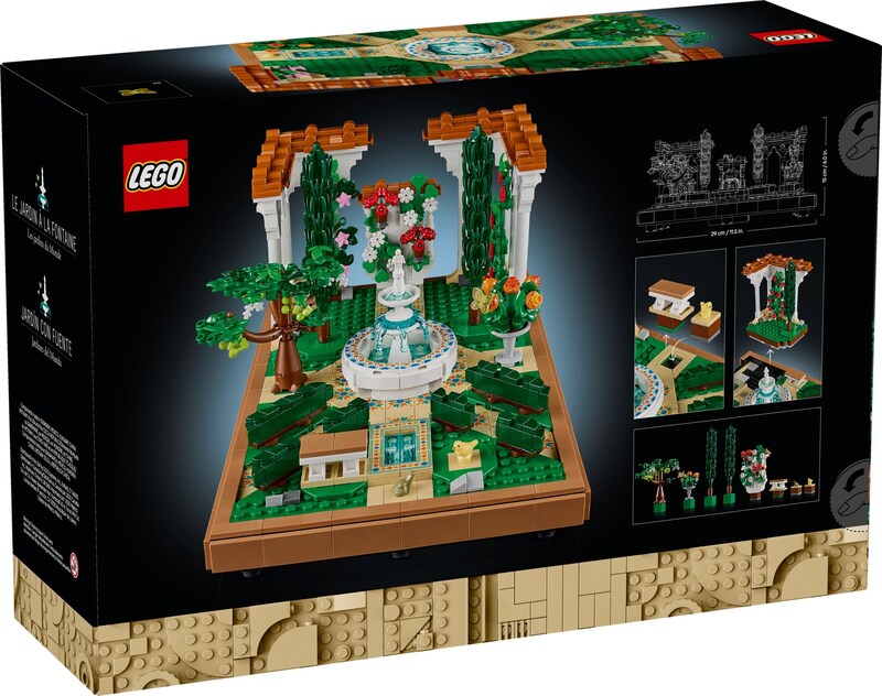 LEGO Icons 10359 Fountain Garden