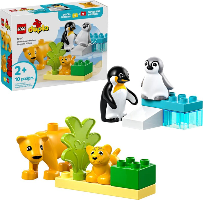 LEGO Duplo 10442 Wild Animal Families: Penguins & Lions