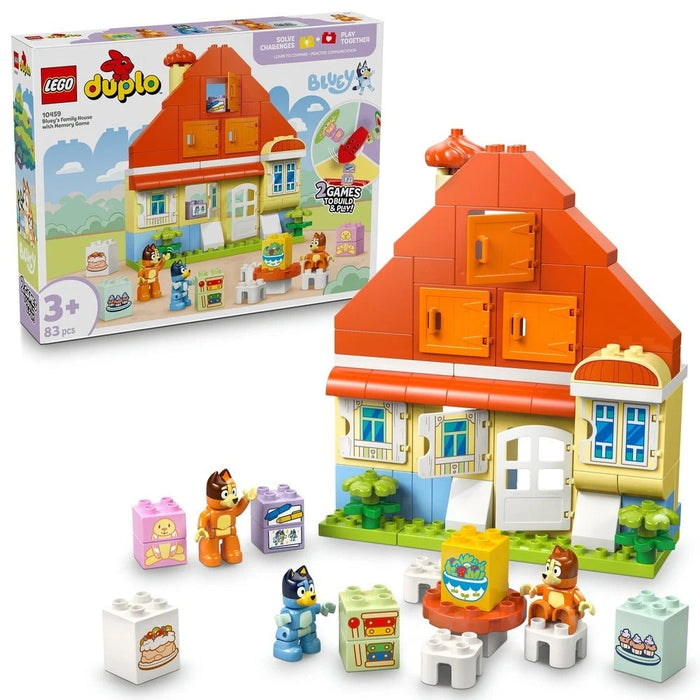LEGO Duplo 10459 Bluey's Family House with Memory Game