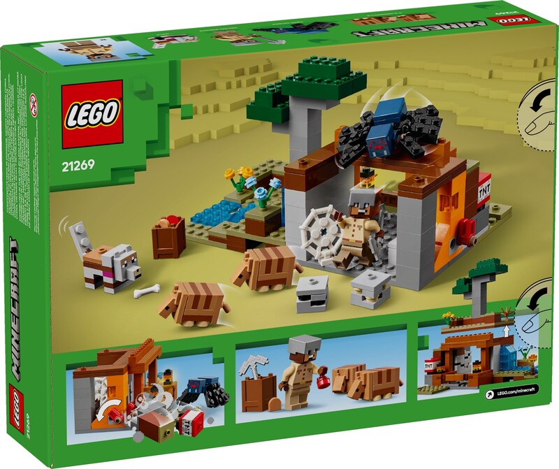 LEGO Minecraft 21269 The Armadillo Mine Expedition