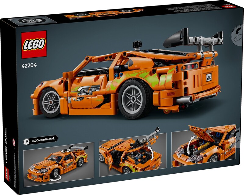 LEGO Technic 42204 Fast and Furious Toyota Supra MK4