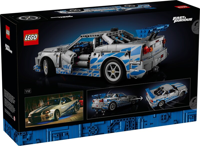 LEGO Technic 42210 2 Fast 2 Furious Nissan Skyline GT-R (R34) Car