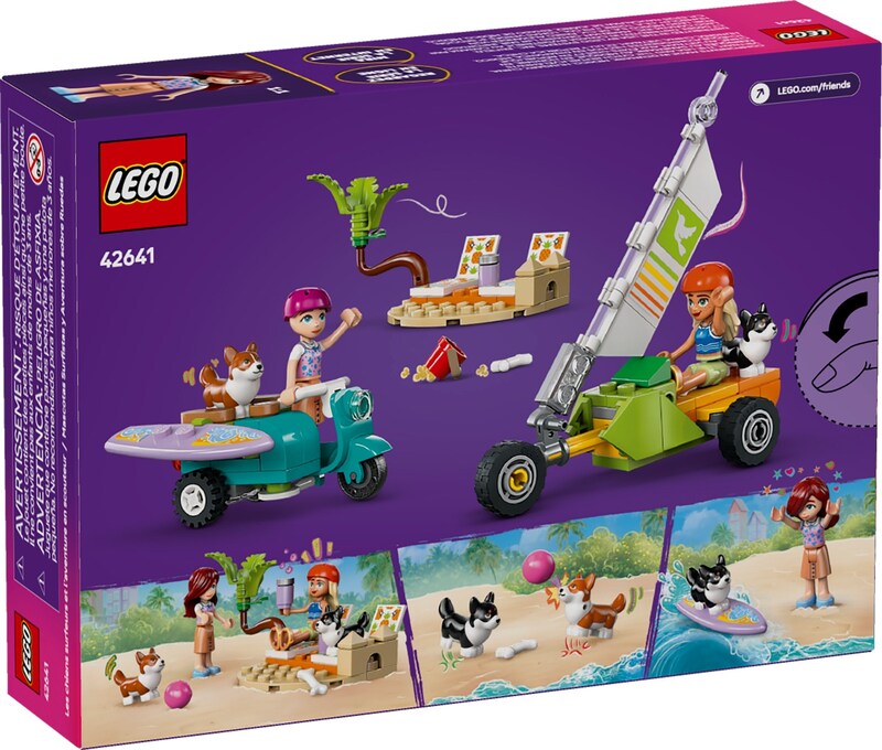 LEGO Friends 42641 Surfing Dogs and Scooter Adventure