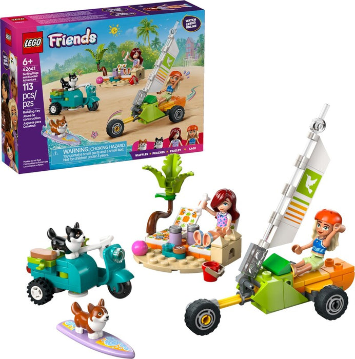 LEGO Friends 42641 Surfing Dogs and Scooter Adventure