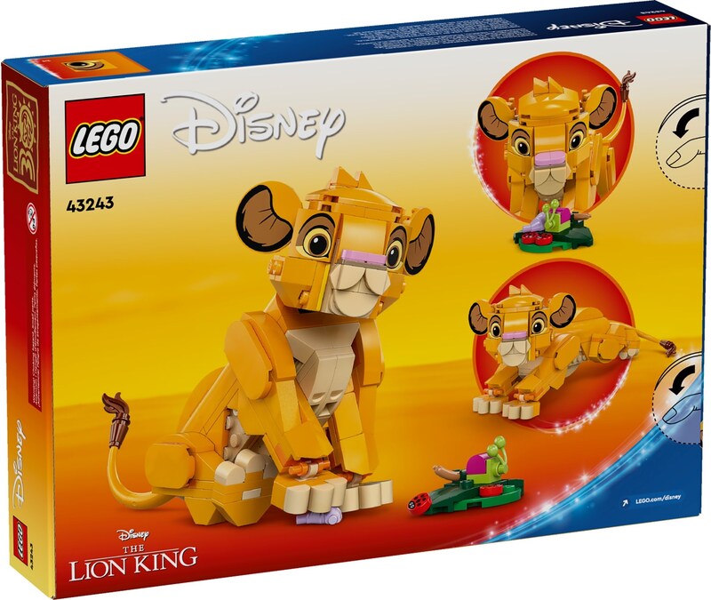 LEGO Disney 43243 Simba the Lion King Cub