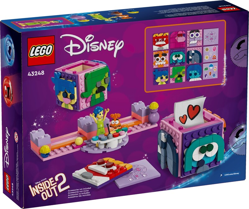 LEGO Disney 43248 Inside Out 2 Mood Cubes