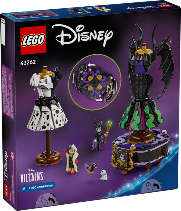 LEGO Disney Princess 43262 Maleficents and Cruella De Vils Dresses