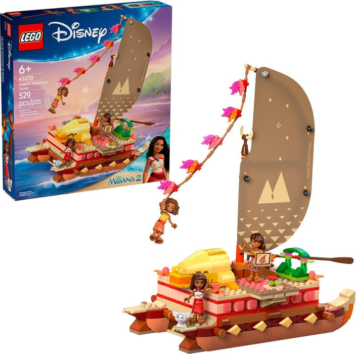LEGO Disney 43270  Moanas Adventure Canoe
