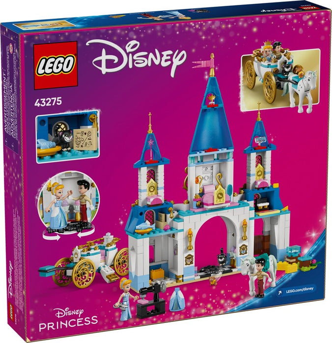 LEGO Disney 43275 Cinderellas Castle & Horse Carriage