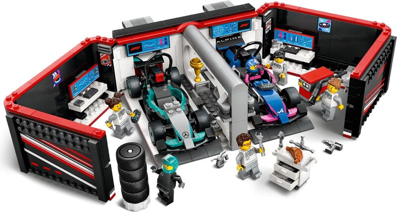 LEGO City 60444 F1 Garage & Mercedes-AMG & Alpine Cars