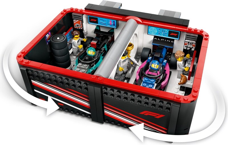LEGO City 60444 F1 Garage & Mercedes-AMG & Alpine Cars