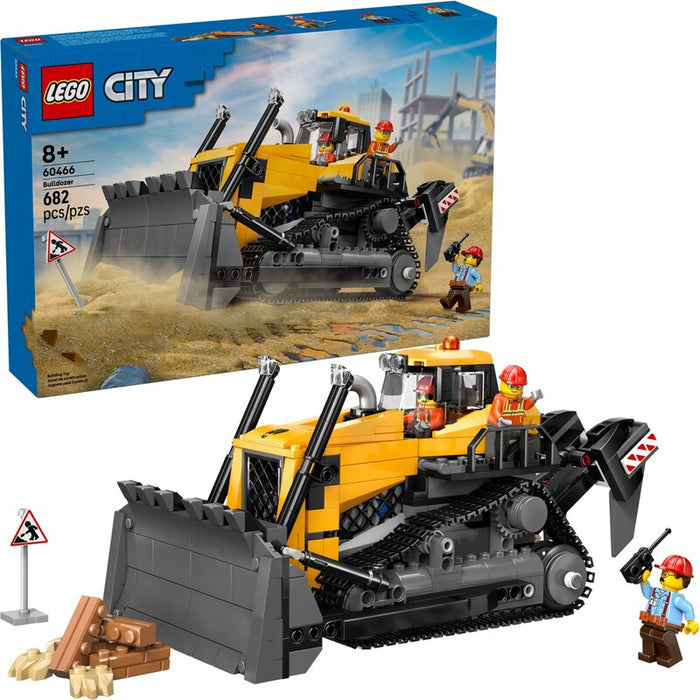 LEGO City 60466 Yellow Bulldozer