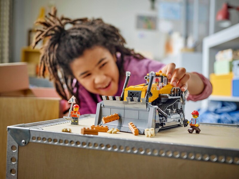 LEGO City 60466 Yellow Bulldozer