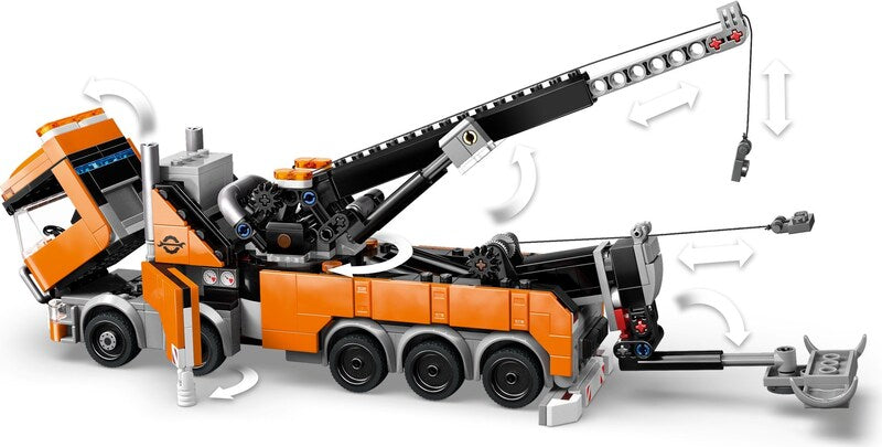 LEGO City 60467 Heavy-Duty Recovery Tow Truck with Crane