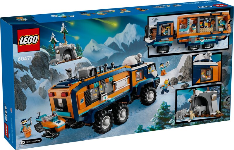 LEGO City 60471 Arctic Explorer Science Lab Truck