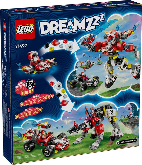 LEGO DREAMZzz 71497 Coopers Tiger Mech & Zeros Hot Rod Car