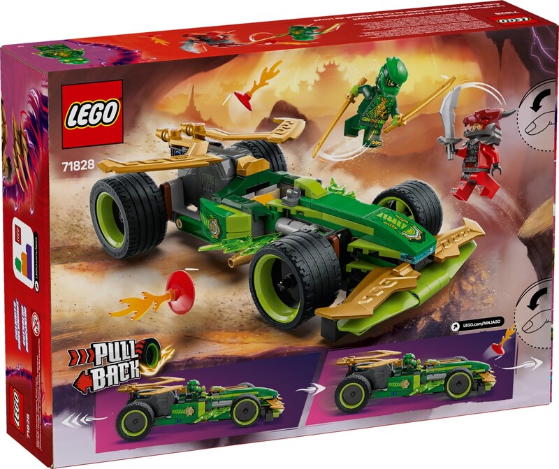 LEGO Ninjago 71828 Lloyds Pull-Back Race Car