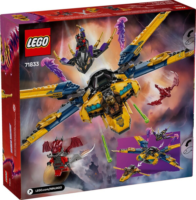 LEGO Ninjago 71833 Ras and Arins Super Storm Jet