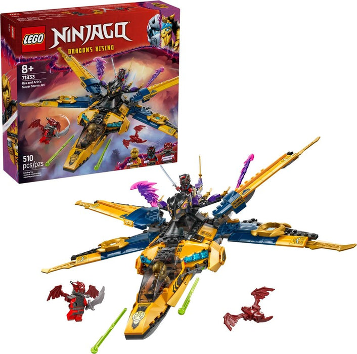 LEGO Ninjago 71833 Ras and Arins Super Storm Jet