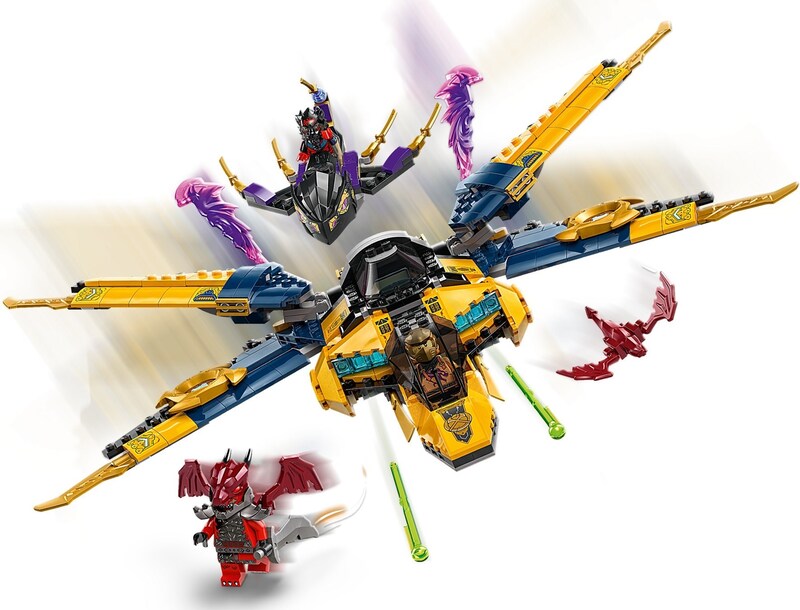 LEGO Ninjago 71833 Ras and Arins Super Storm Jet