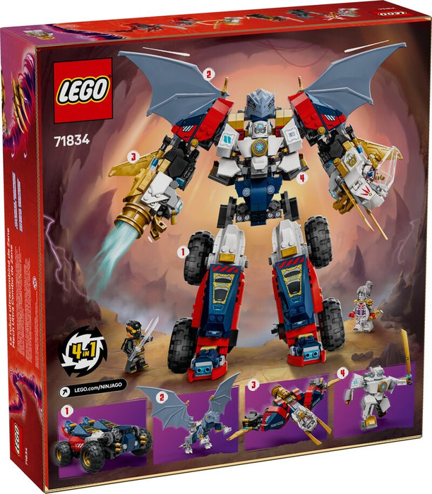 LEGO Ninjago 71834 Zanes Ultra Combiner Mech