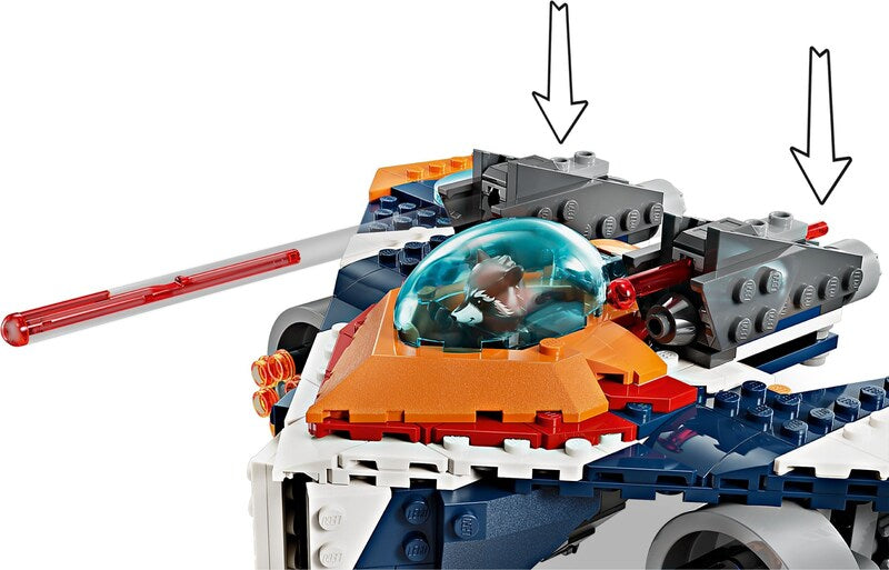 LEGO Marvel 76278 Rockets Warbird vs. Ronan