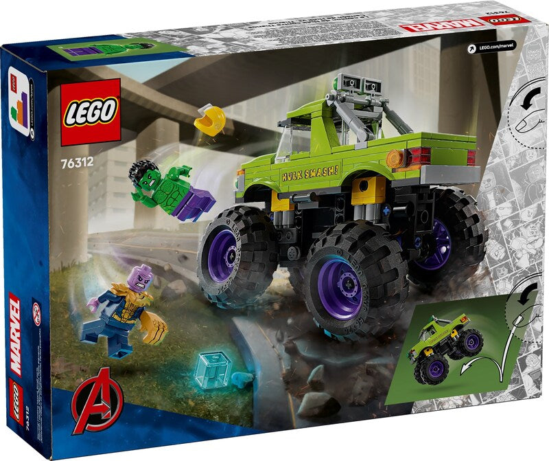 LEGO Marvel 76312 The Hulk Truck vs. Thanos