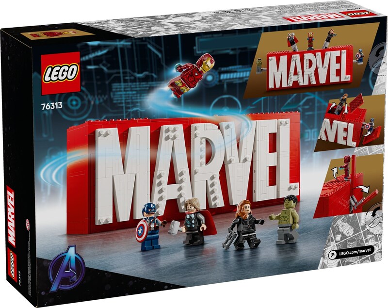 LEGO Super Heroes 76313 MARVEL Logo & Minifigures