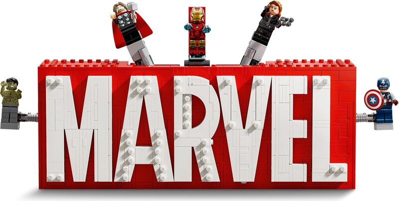 LEGO Super Heroes 76313 MARVEL Logo & Minifigures