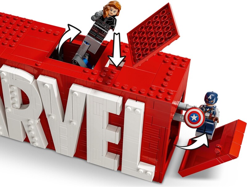 LEGO Super Heroes 76313 MARVEL Logo & Minifigures