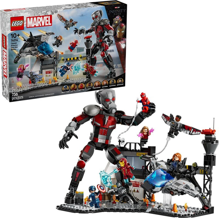 LEGO Super Heroes 76314 Captain America: Civil War Action Battle