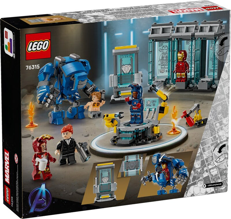 LEGO Marvel 76315 Iron Man's Laboratory: Hall of Armor