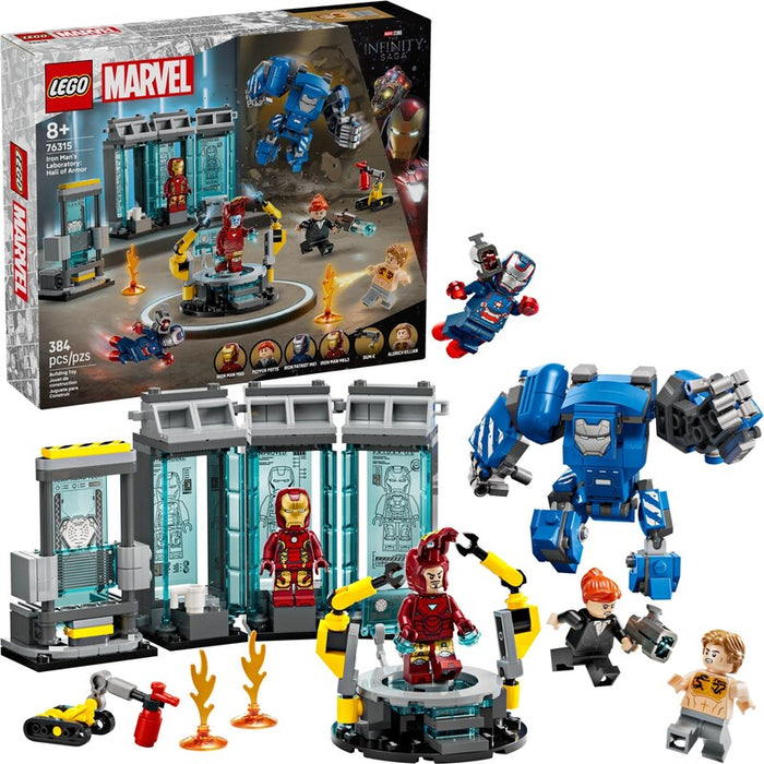 LEGO Marvel 76315 Iron Man's Laboratory: Hall of Armor