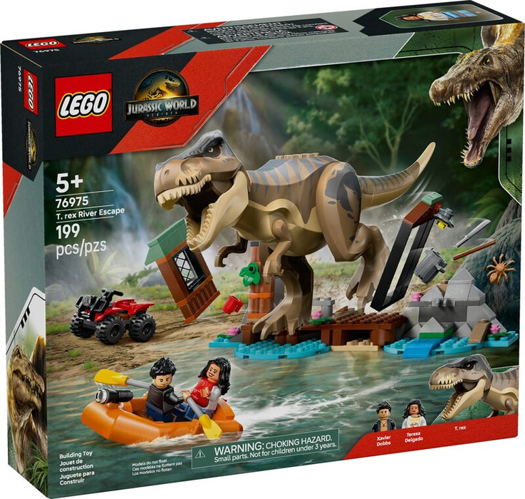 LEGO Jurassic World 76975 T. rex River Escape