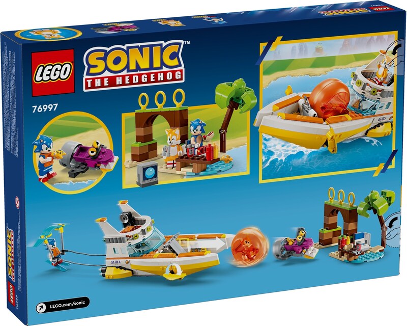 LEGO Sonic the Hedgehog 76997 Tails Adventure Boat
