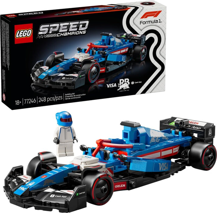 LEGO Speed Champions 77246 Visa Cash App RB VCARB 01 F1 Race Car