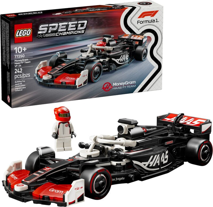 LEGO Speed Champions 77250 MoneyGram Haas F1 Team VF-24 Race Car