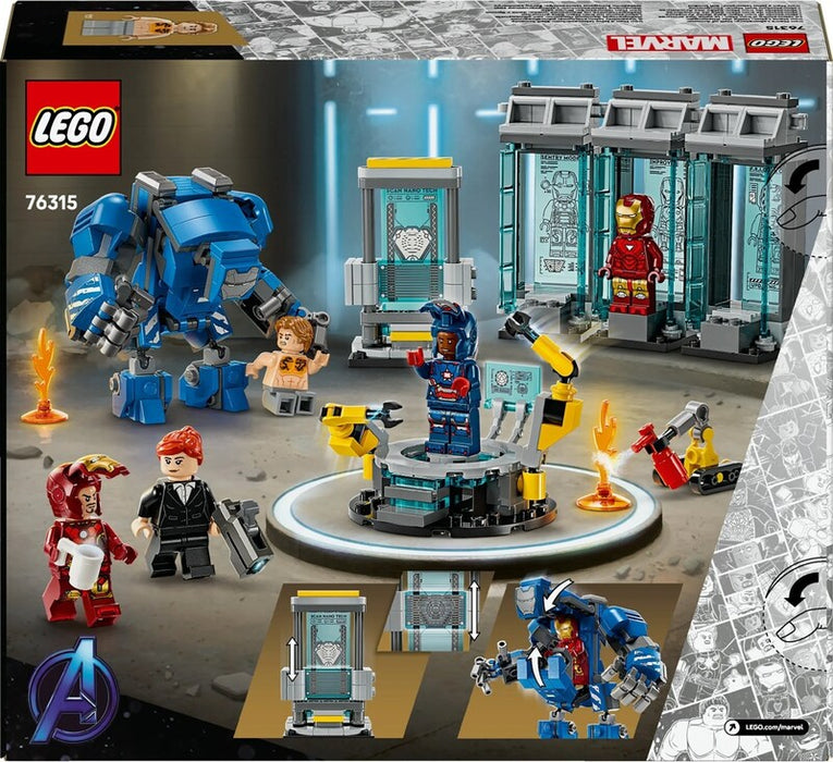 LEGO Marvel 76315 Iron Man's Laboratory: Hall of Armor