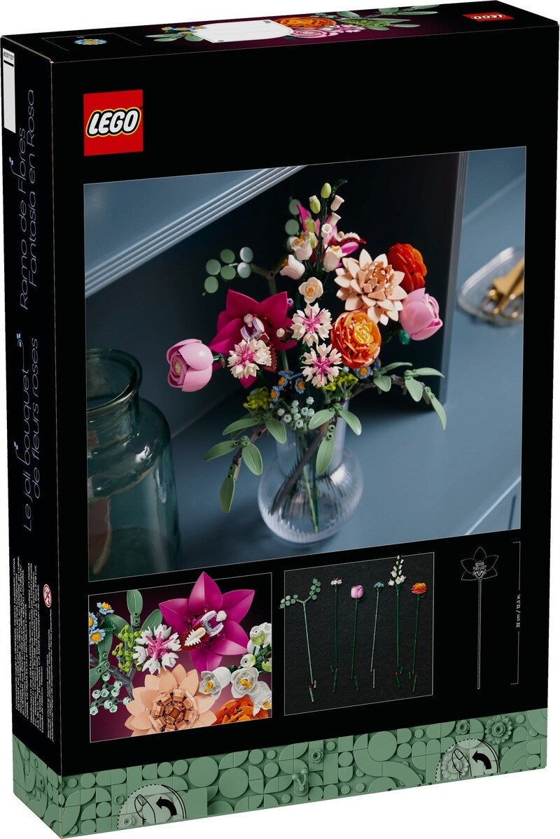 LEGO Icons 10342 Pretty Pink Flower Bouquet