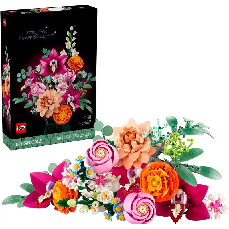 LEGO Icons 10342 Pretty Pink Flower Bouquet