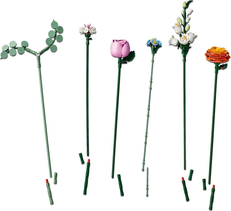 LEGO Icons 10342 Pretty Pink Flower Bouquet