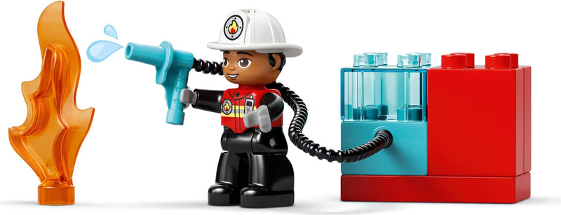 LEGO DUPLO 10473 Fire Truck with Hose and Firefighter