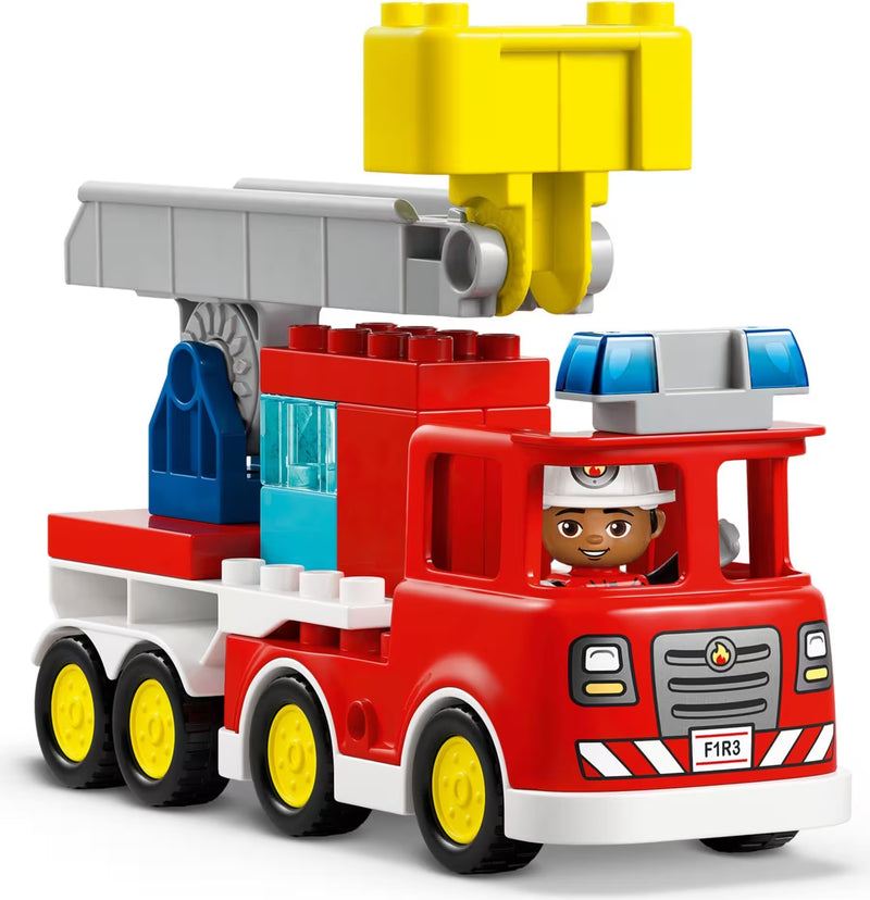 LEGO DUPLO 10473 Fire Truck with Hose and Firefighter