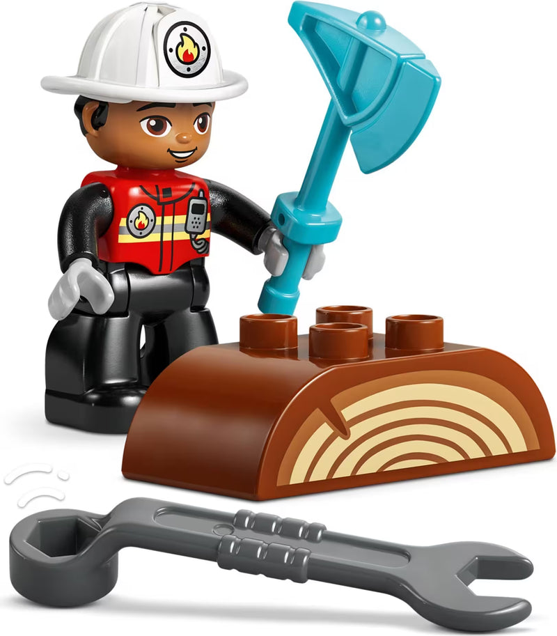LEGO DUPLO 10473 Fire Truck with Hose and Firefighter