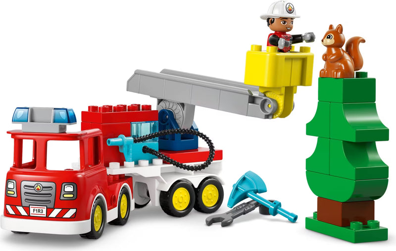 LEGO DUPLO 10473 Fire Truck with Hose and Firefighter