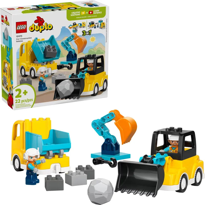 LEGO DUPLO 10475 3 in 1 Construction Vehicles