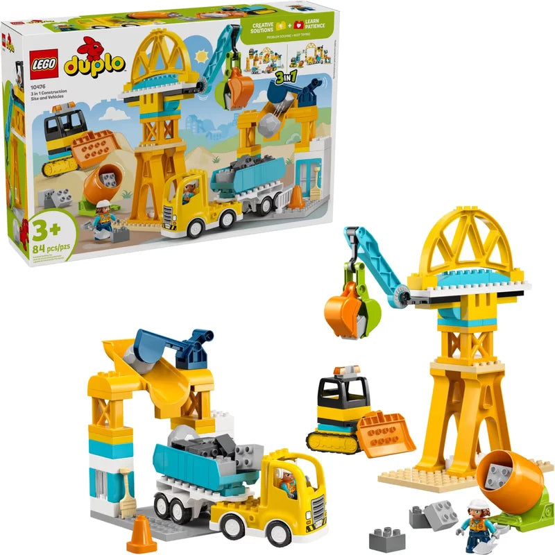 LEGO DUPLO 10476 3 in 1 Construction Site and Vehicles