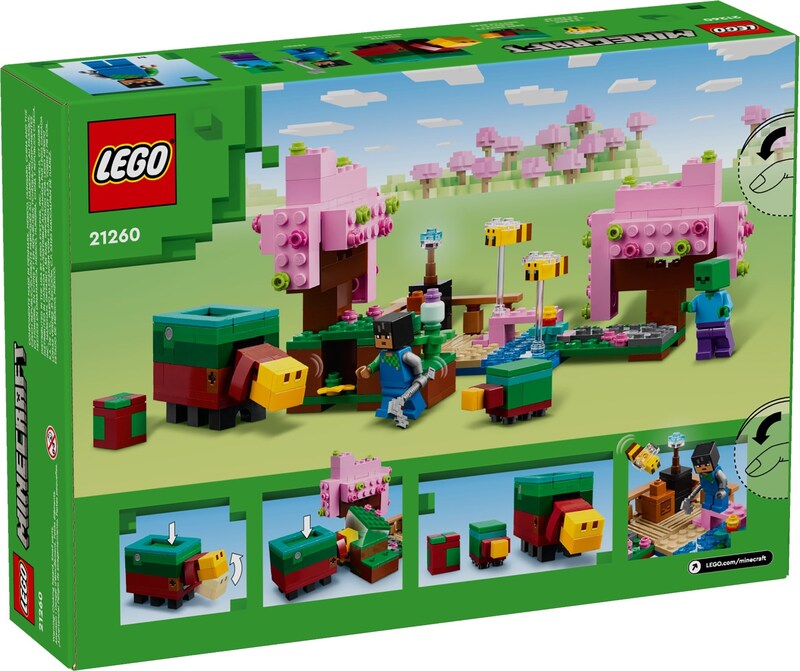 LEGO Minecraft 21260 The Cherry Blossom Garden